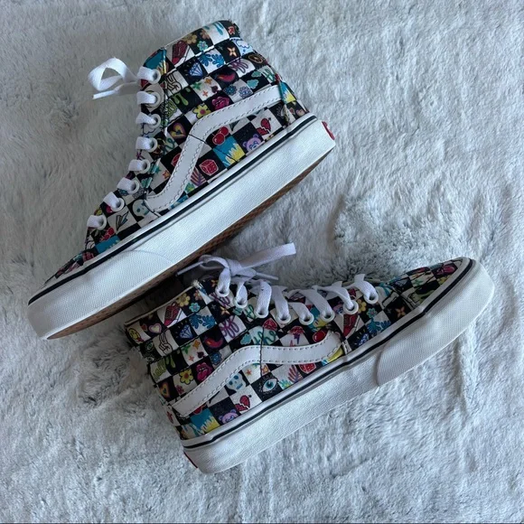 CUSTOMS DOODLE CHECK SK8-HI - Picture 6 of 16